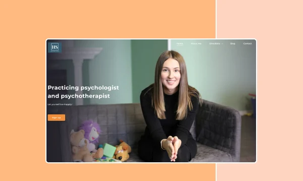 thumbnail for The website of Psychologist 